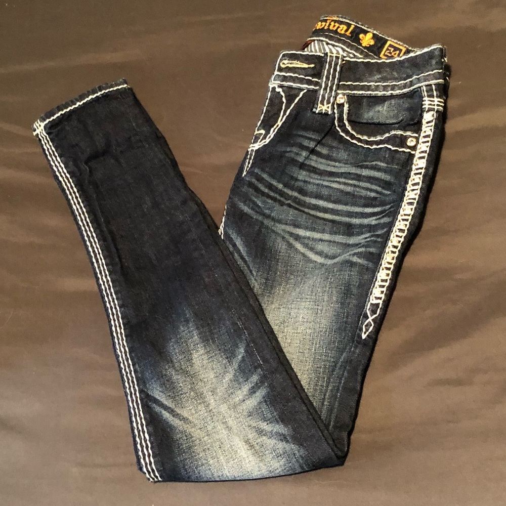 Rock Revival Skinny Jean Size 24